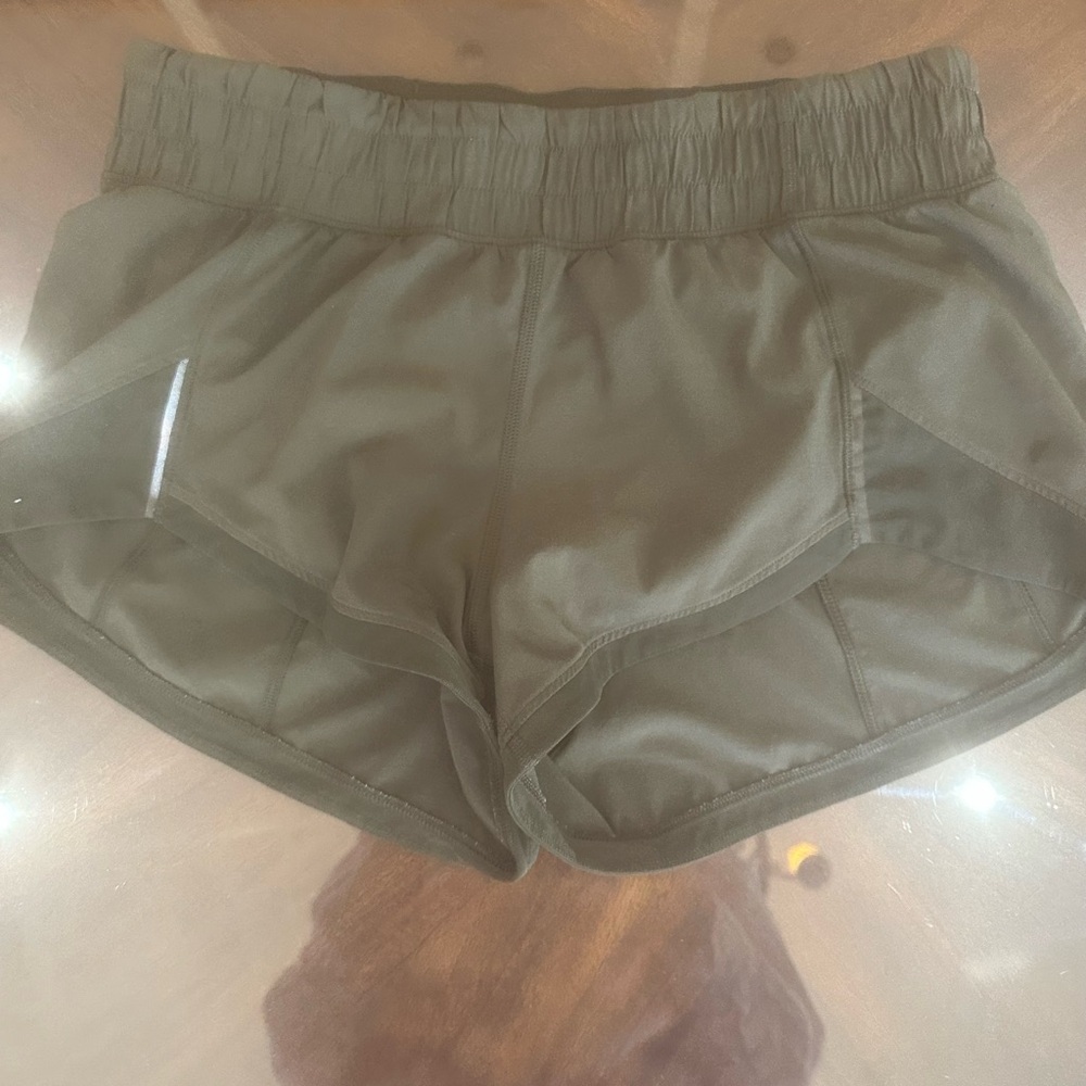 lululemon athletica Olive Green Athletic Shorts
